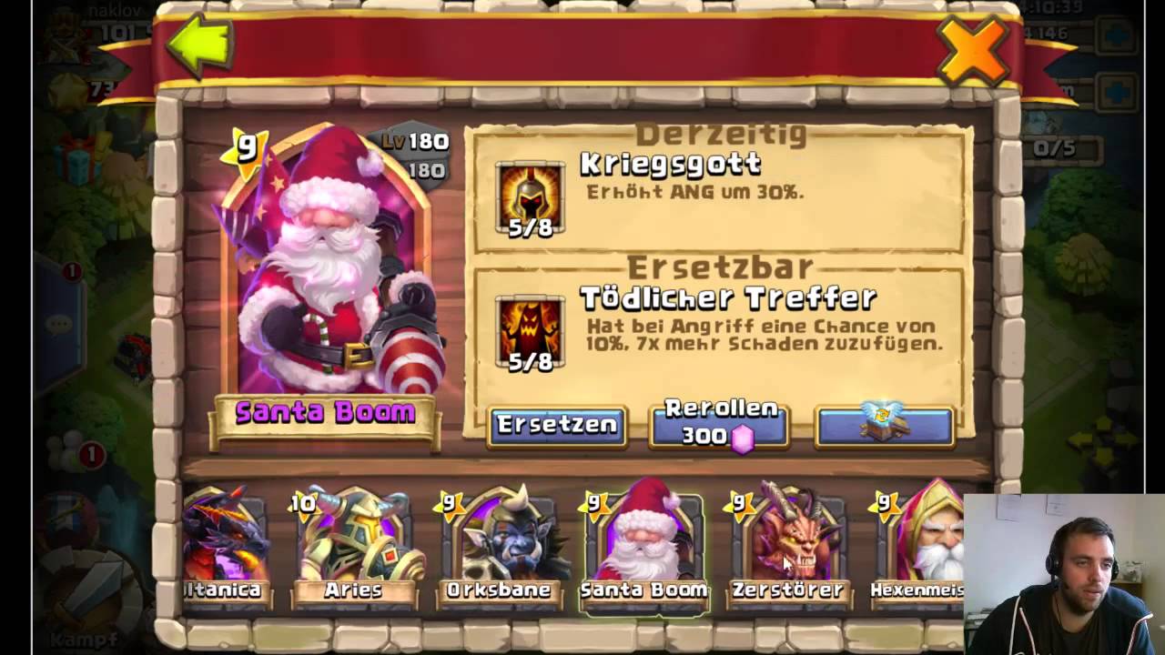 CC #331 16K Gems for Talents by Hunted Castle Clash / Schloss Konflikt