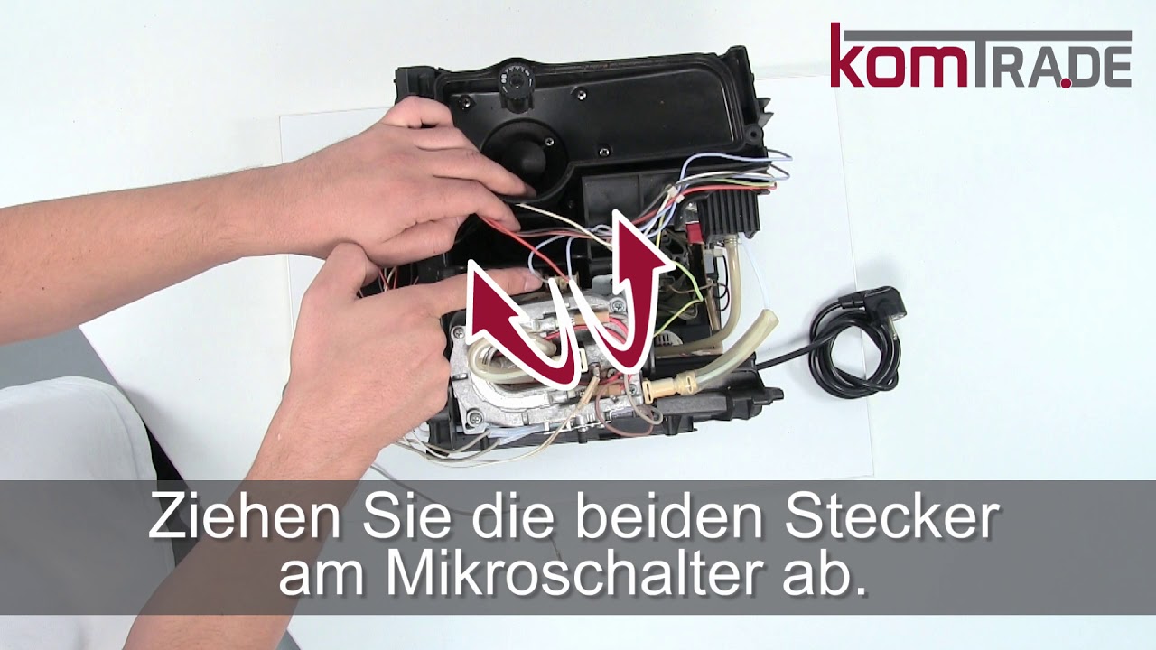 EAM/ESAM Thermoblock ausbauen-ersetzen-tauschen-einbauen Delonghi Ersatzteile Reparaturanleitung