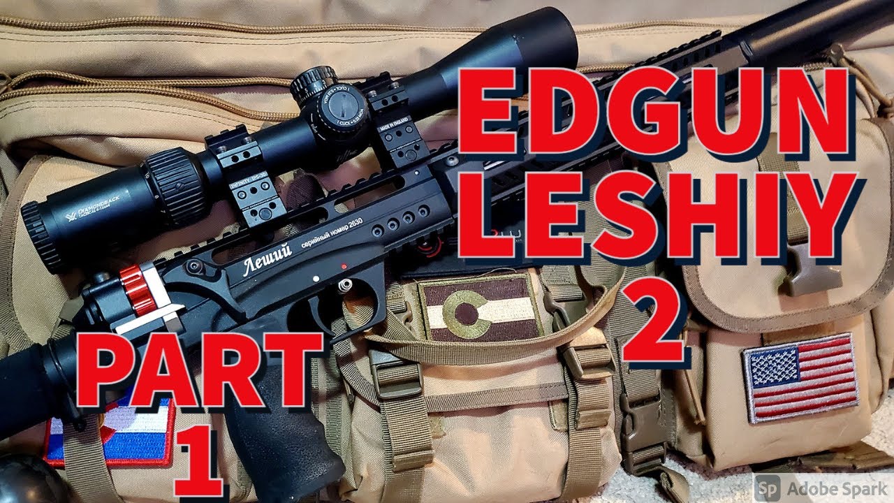 EDGUN LESHIY 2 - FIRST SHOOT - PART 1 - ACCURACY - TEST - SEMI AUTO PCP AIRGUN REVIEW POWER .30 JSB