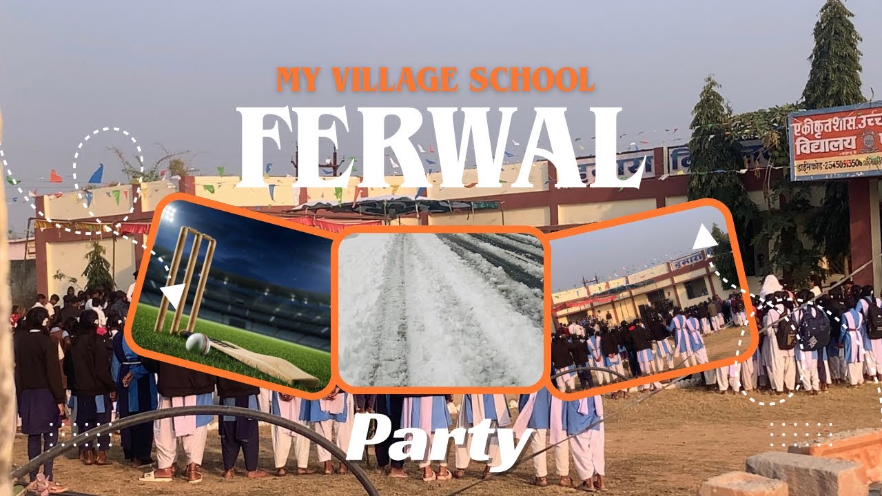 My village school 🏫 ferwal party #viralvideo 