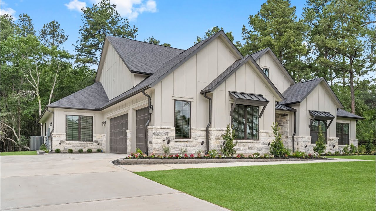 TOUR INSIDE 2 EXCLUSIVE LUXURY MODEL HOUSES ON 1+ ACRES NEAR HOUSTON TEXAS!