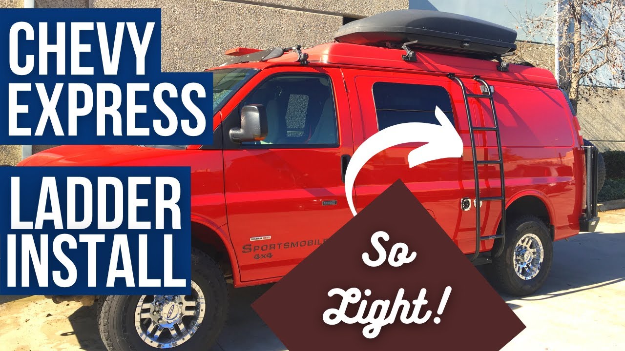 Chevy Express/GMC Savana Ladder Install - Aluminess