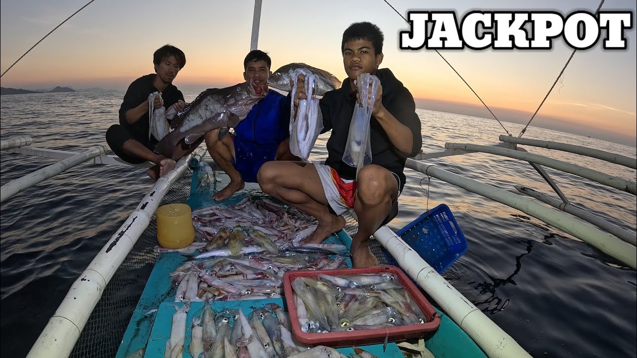 Unlock kakaibang lapu-lapu Jackpot sa pusit / catch & cook 