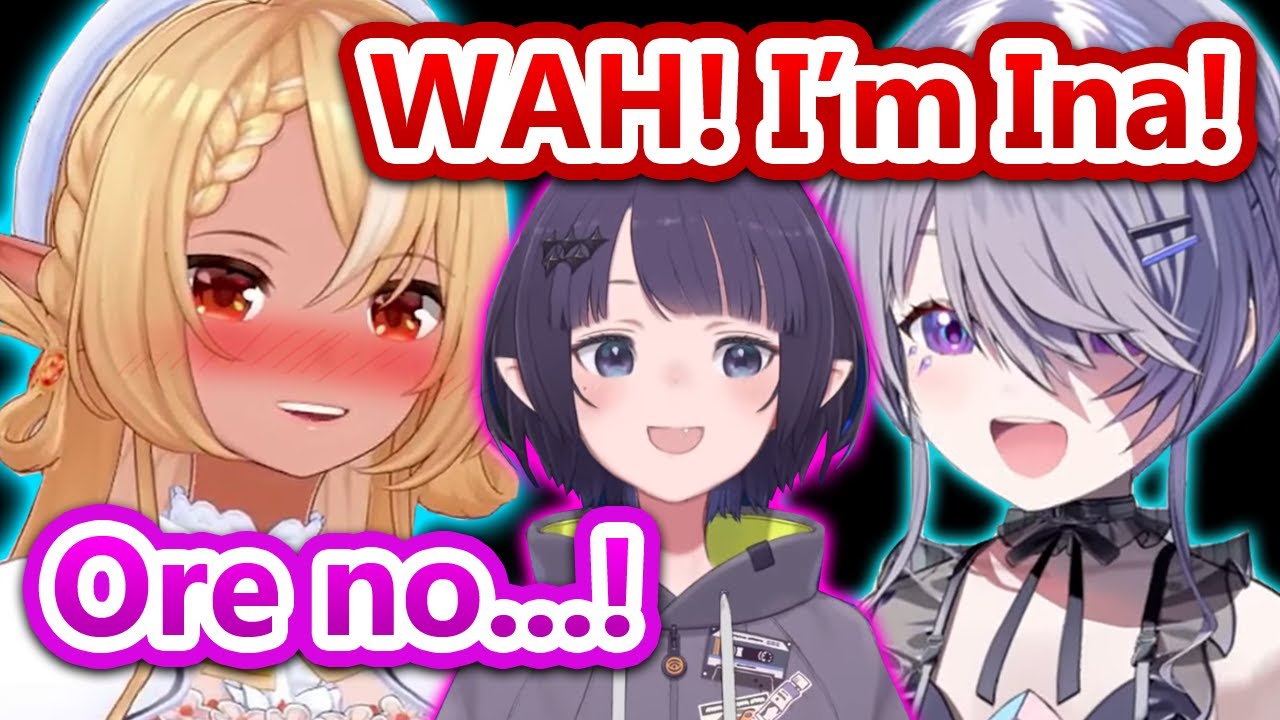 Biboo Pretends To Be Ina And Tries To Prank Flare...