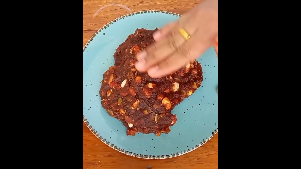 খেজুর বাদাম বরফি |স্বাস্থ্যকর এনার্জি বার। Sugar Free Dates And Nuts Burfi.