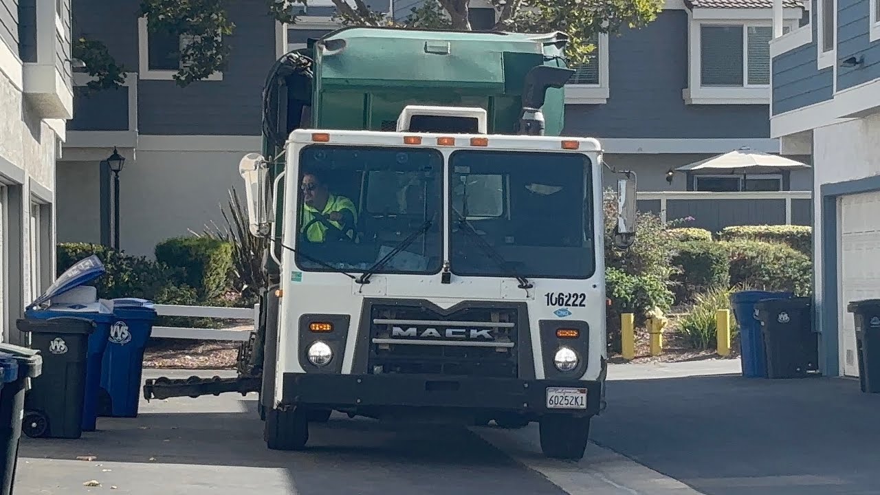 Mini WM Mack LEU Amrep Garbage Truck 106222 In Diamond Bar