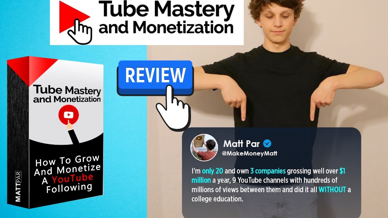 Tube Mastery and Monetization 2.0 Review by Make money Omar | Is Matt Par A Scam ? Honest Review |