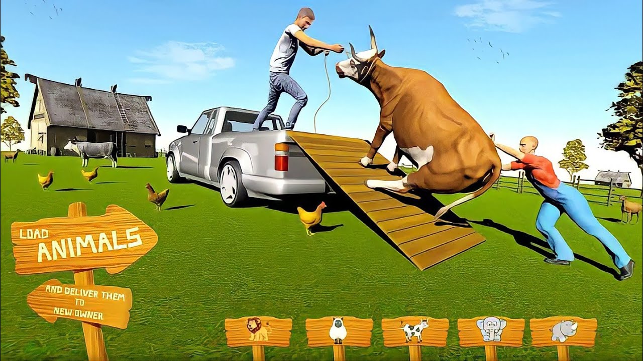 Farm Animal Transport Truck Driving - Android Gameplay | Android Games