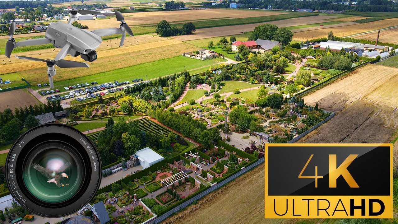 Ogrody Kapias - Goczałkowice-Zdr&oacute;j [4K Polska - Śląsk dronem] DJI Mavic Air 2