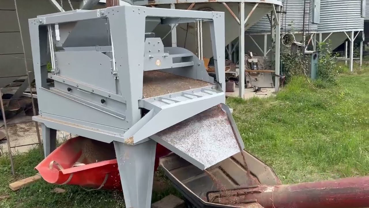 GCS 600 Double Shoe Grain Cleaner | Cleaning Flax & Buckwheat | Flaman Grain Systems