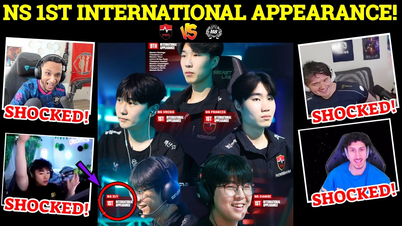 Streamers/Pros React to NS Dambi & Ivy Shocking Performance in 1st international Appearance vs M8