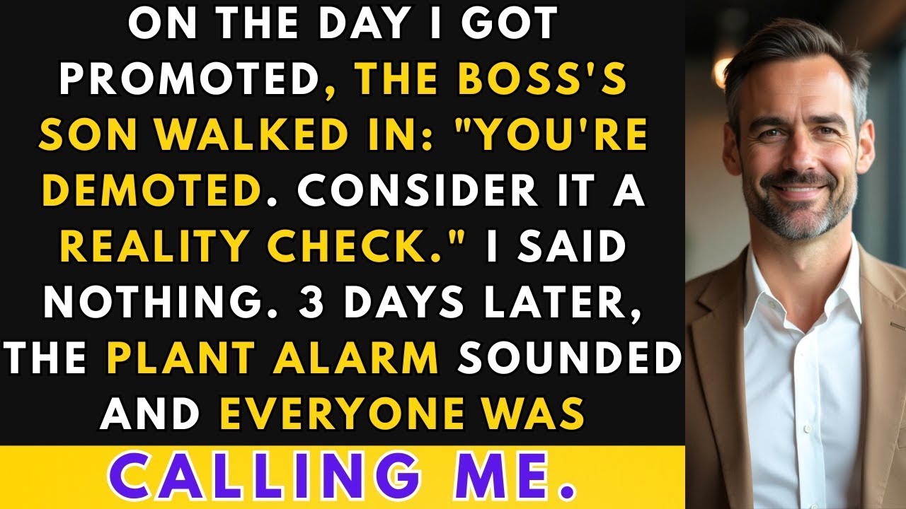 My Boss's Son Demoted Me On The Day I Got Promoted: 'Consider It A Reality Check' Then..
