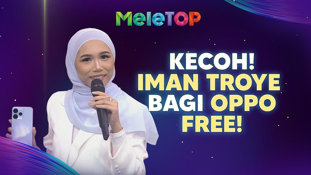 Iman Troye buat kecoh di MeleTOP nak bagi PHONE FREE? Kelakar! | MeleTOP | Nabil & Hawa