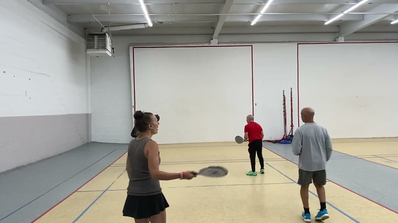Paddleball - Delia & Paul vs Carlos & Peter 3.14.26