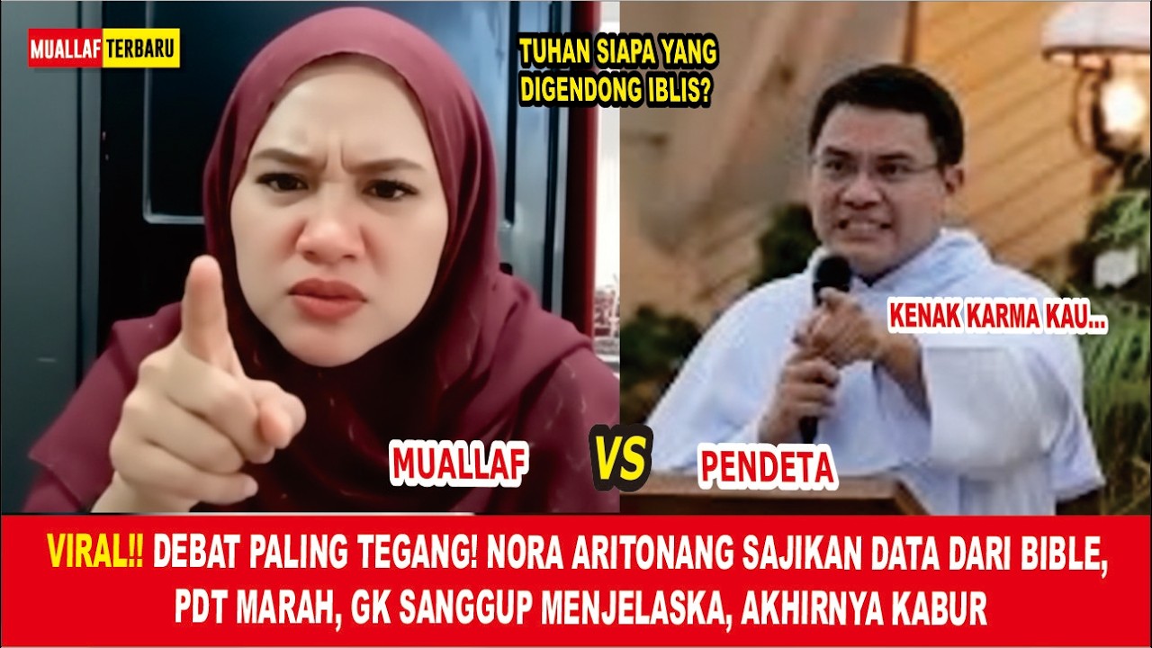 GEMPAR!! Nora Aritonang Tunjukkan Data dalam Bible, PDT Kesulitan Menjawab, NGAUR DAN MUTER2
