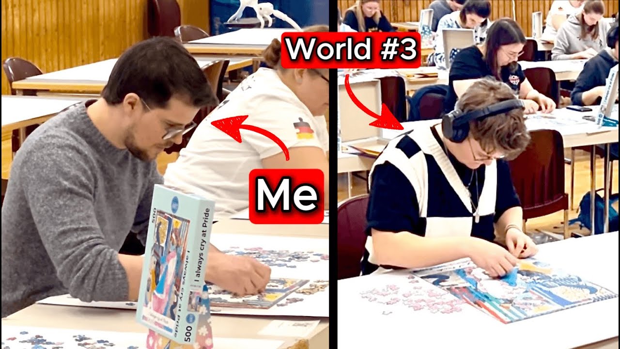 I competed against the World's #3 Speedpuzzler
