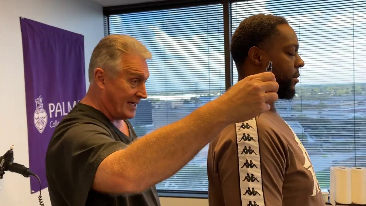 Houston Truck Driver With Upper Back Pain Gets His 1st Chiropractic Adjustment-Team Ring Dinger®