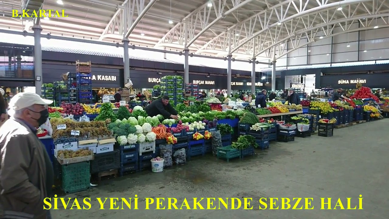 Sivas, yeni perakende sebze hali