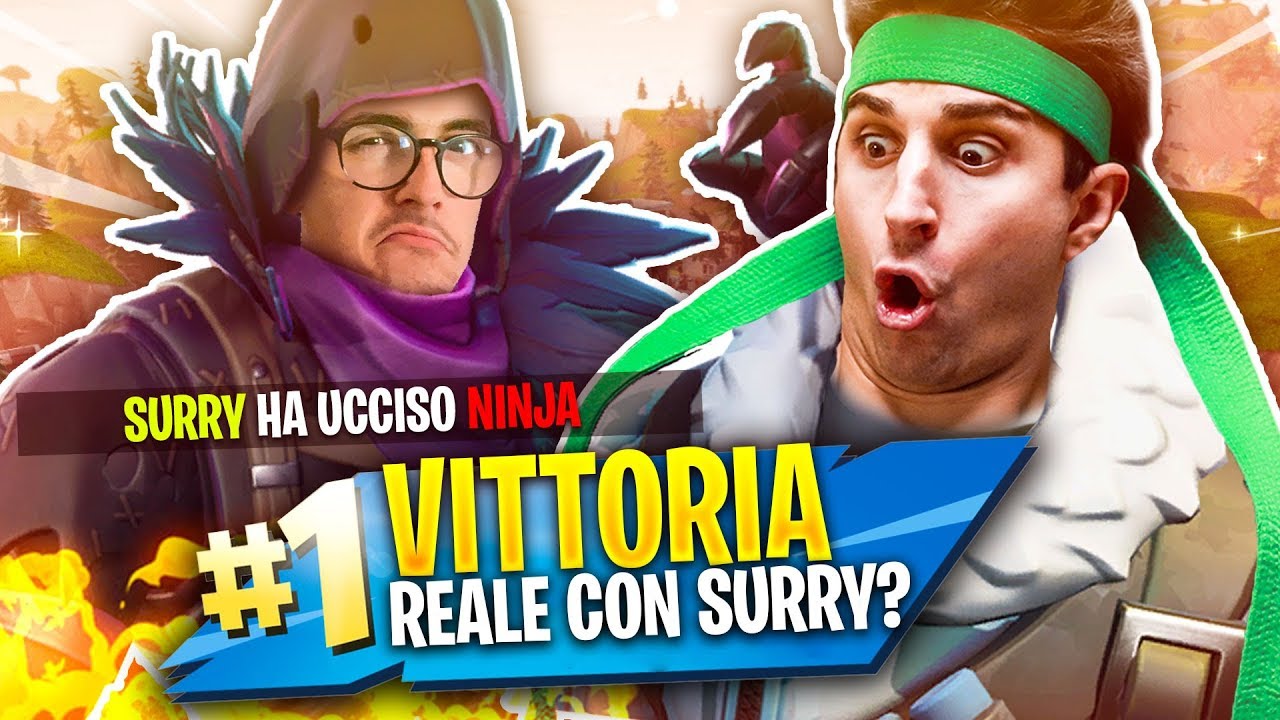 SURRY MI PORTA ALLA VITTORIA REALE!? DUO ASSURDO SU FORTNITE!