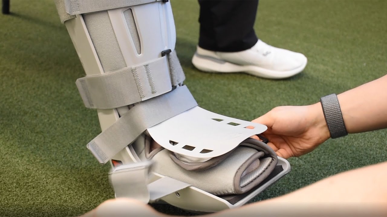 How to Put On and Take Off the Breg Genesis Full Shell Walker Boot