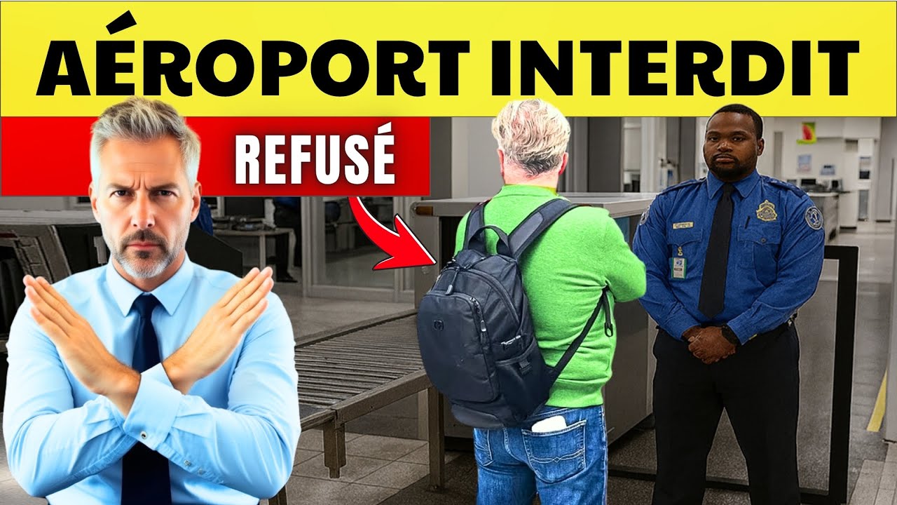 L'AÉROPORT vient d'INTERDIRE 7 objets du quotidien en 2025 – L'erreur à Éviter ABSOLUMENT!