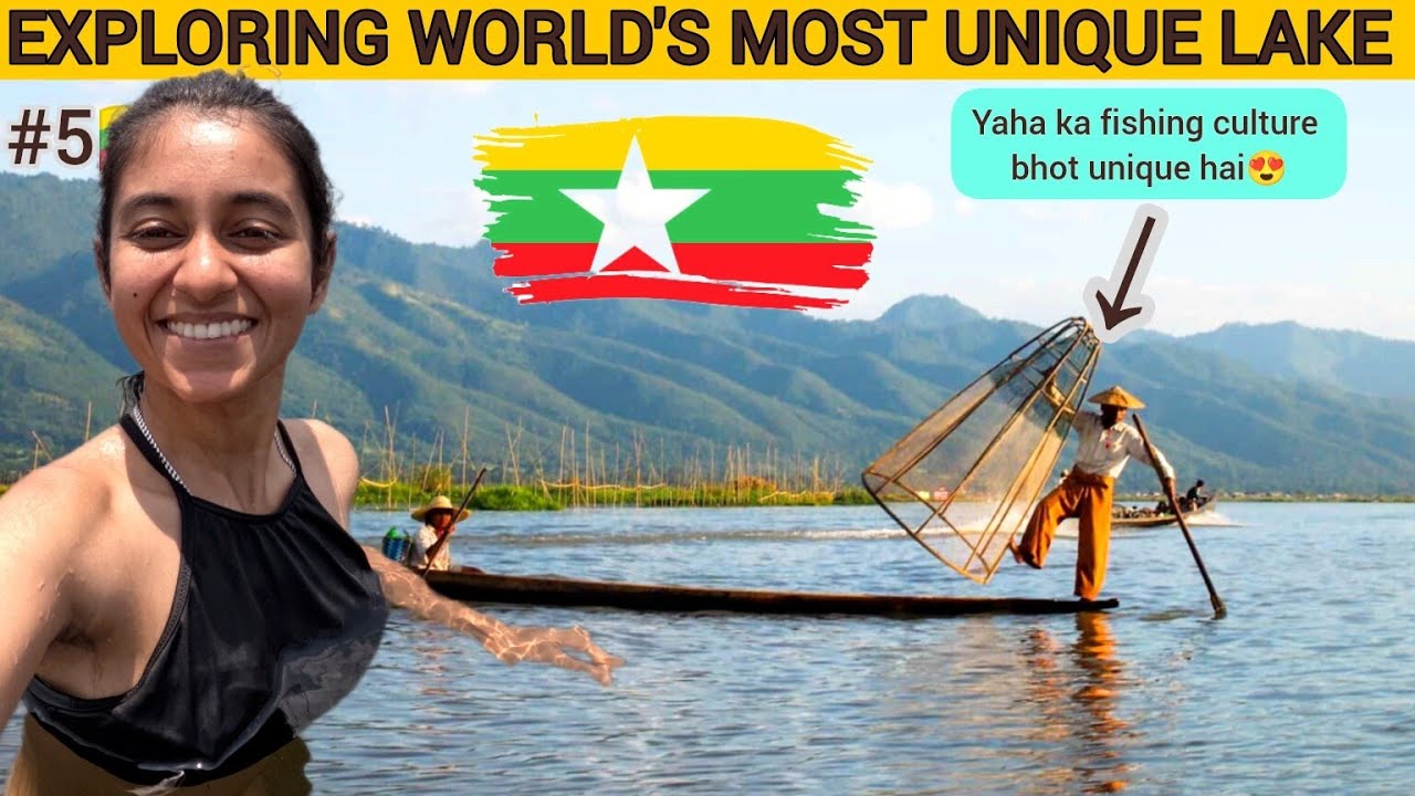 LIFESTYLE OF BURMESE PEOPLE AT INLE LAKE 🇲🇲🛶 #myanmar