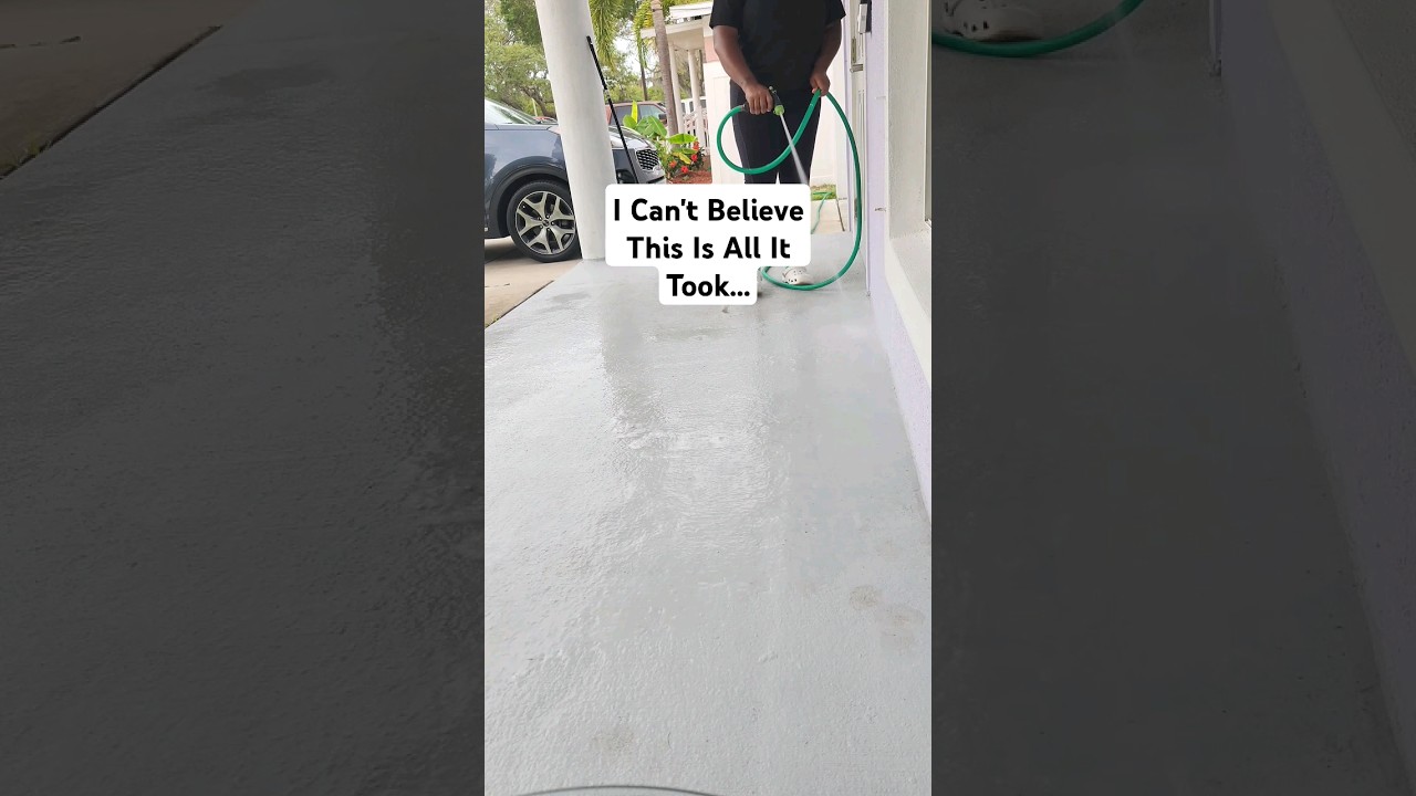 Front Porch Deep Clean/ Speed Clean With Me! #shorts #cleaning #cleaningtips #cleanwithme