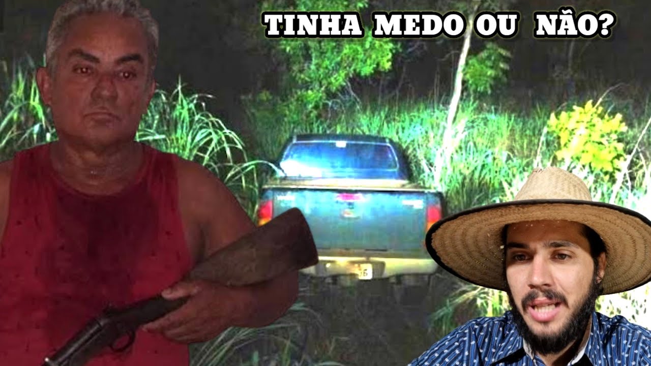 O Ca&ccedil;ador que esperava o bicho dentro da Caminhonete de medo.. Causos Caipiras