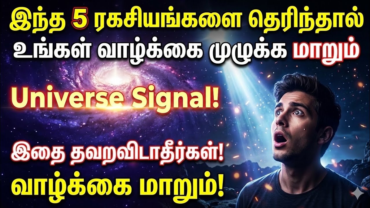இந்த 5 ரகசியங்களை தெரிந்தால் உங்கள் வாழ்க்கை முழுக்க மாறும் | Universe Signal!