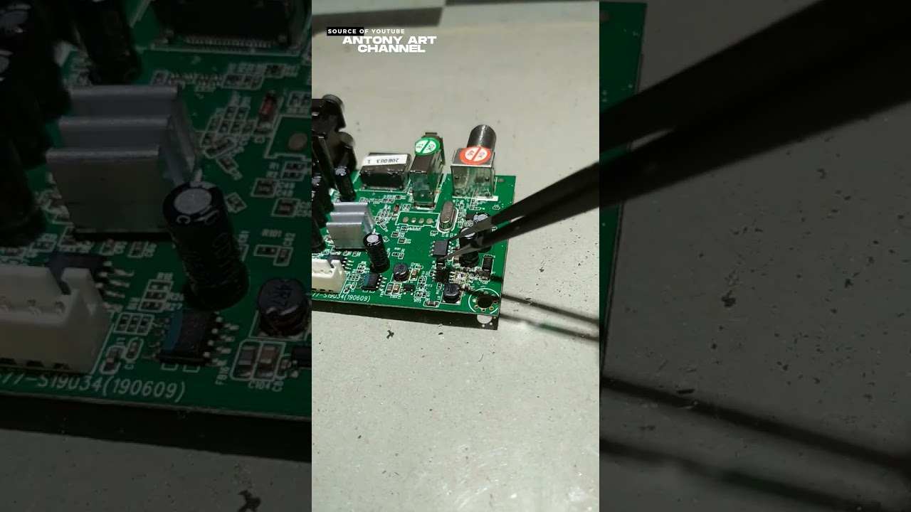 CARA MUDAH MEMPERBAIKI RECEIVER KORSLET 0 VOLT #shortvideo  #kvision  #matitotal