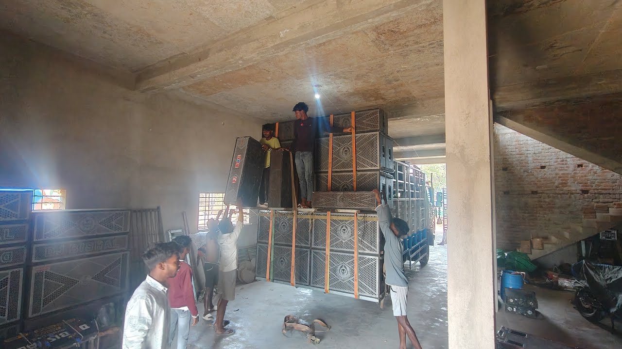 Dj Bishal the fire bass  is live unloading setup