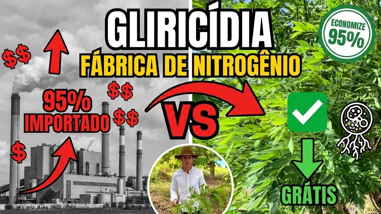 A FÁBRICA DE NITROGÊNIO que Pode Revolucionar Sua Lavoura | Gliricídia