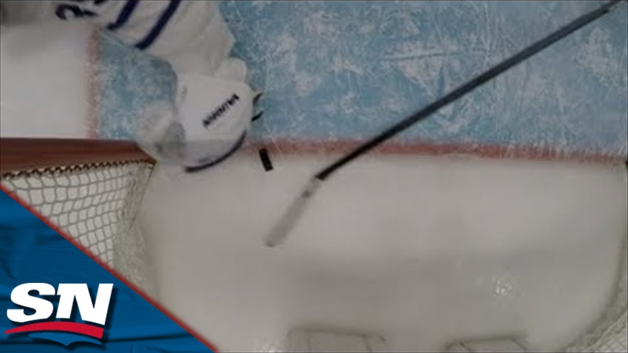 Auston Matthews Makes Unreal Stick Save On Goal Line