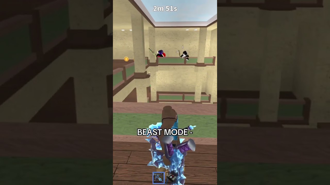 beast mode activated #roblox #mm2 #robloxmemes