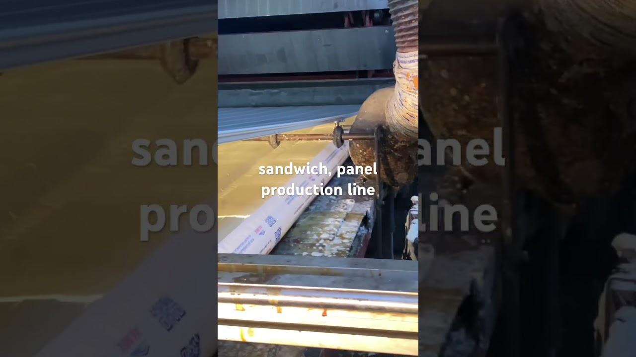 Sandwich, panel production line 