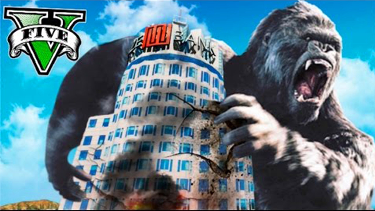 KING KONG SUR GTA 5 !