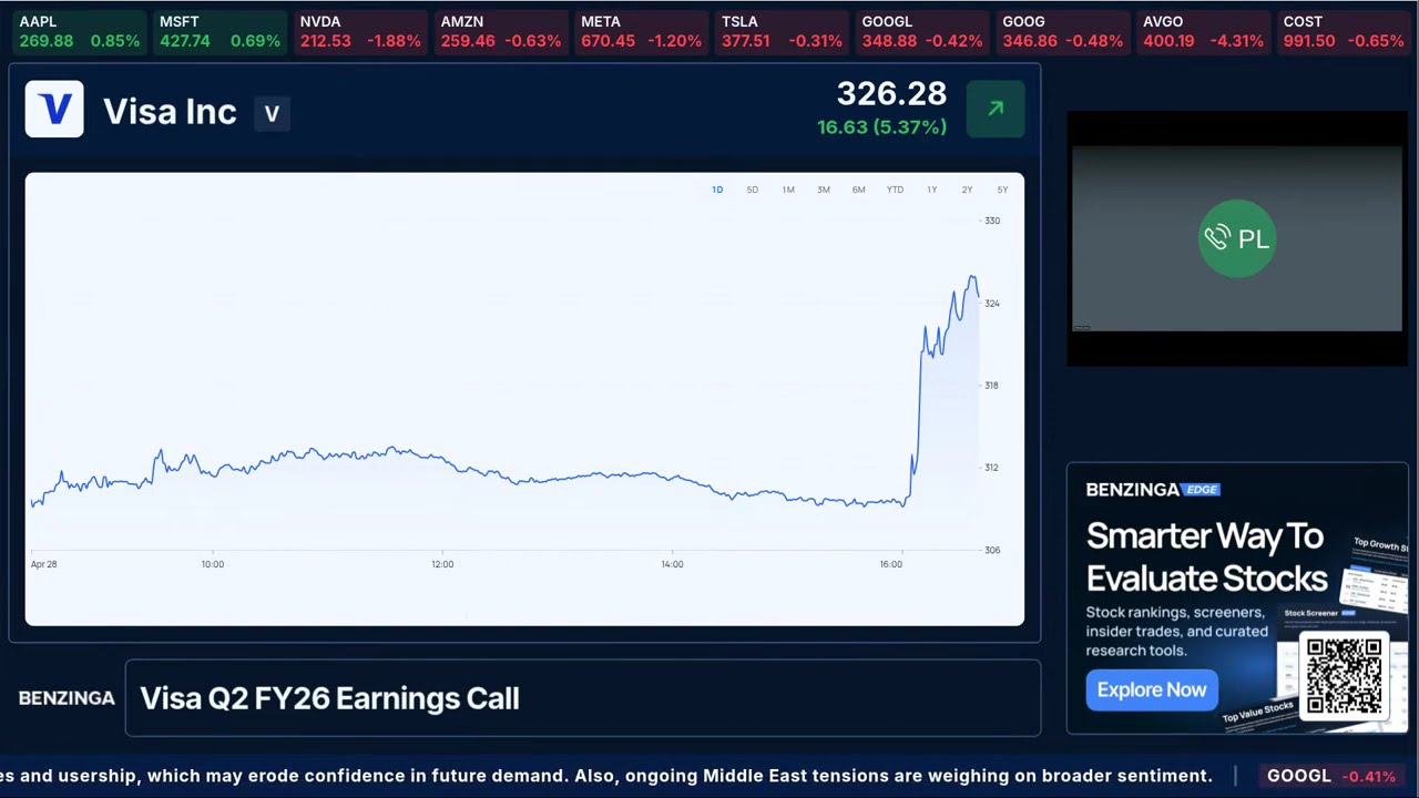 Visa Q2 FY26 Earnings Call | $V | 🔴 WATCH LIVE