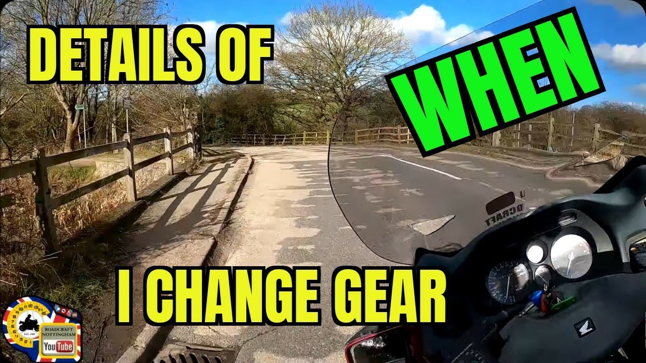 WHEN to change gears on a motorcycle | How I do it as an instructor of 40 years. (Timestamped)