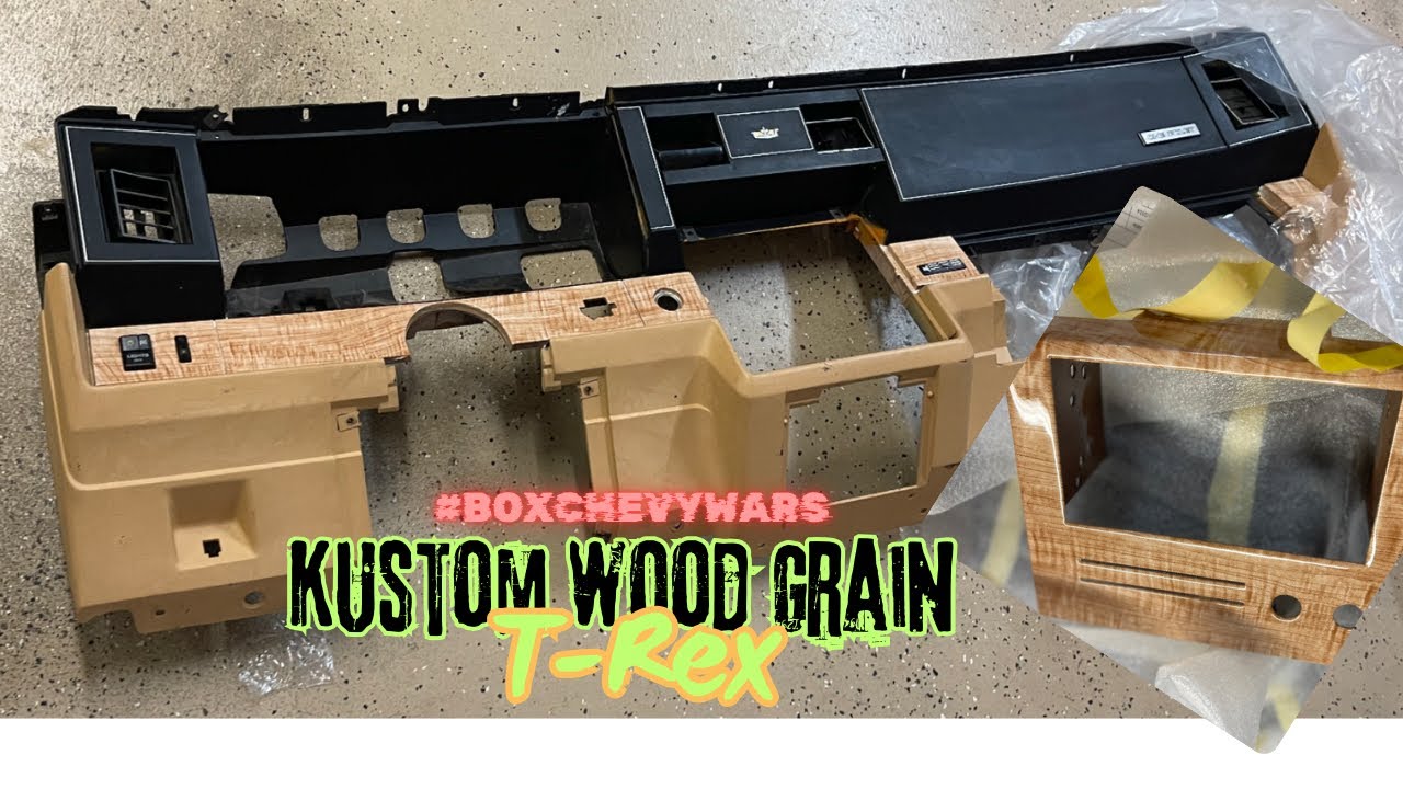 Taking Delivery Of Kustom Wood Grain Throughout My Box Chevy Landau T Rex Interior