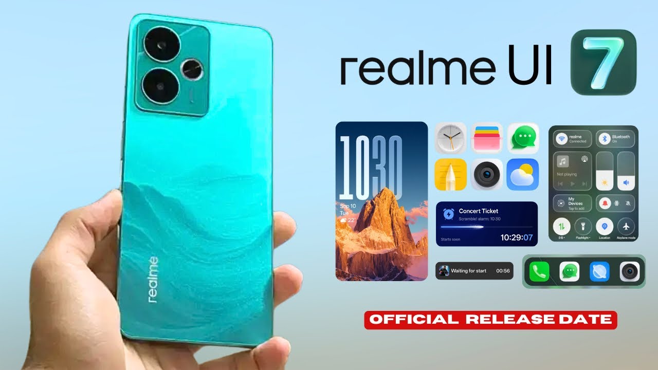 Realme 14T Android 16 Realme UI 7 Official Update