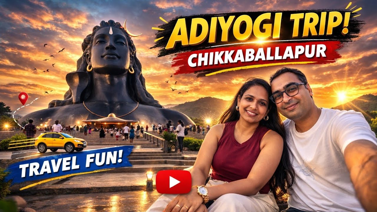 Adiyogi Trip Chikkaballapur | One Day Travel Vlog Near Bangalore 🚗✨@CruiseNcruise 