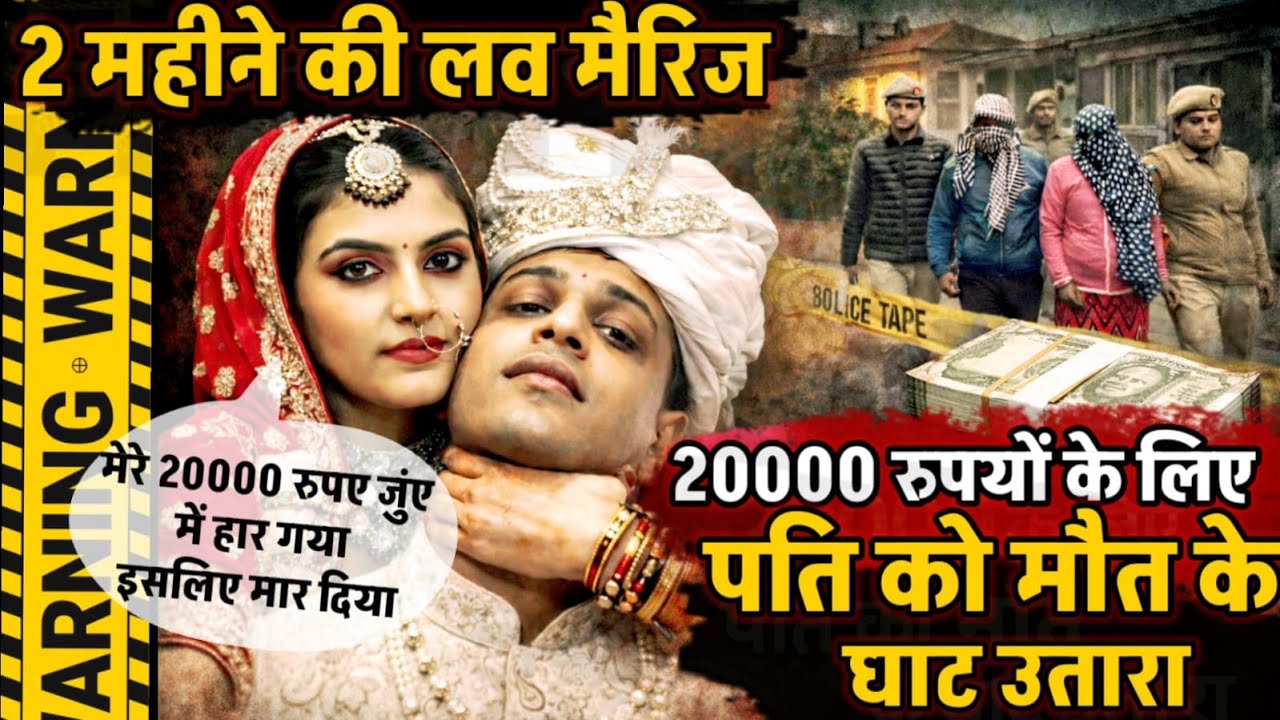 Bareilly News : 2 महीने की लव मैरिज  के बाद 20000 के लिए पति जितेंद्र की हत्या.. पत्नी का कबूलनामा !