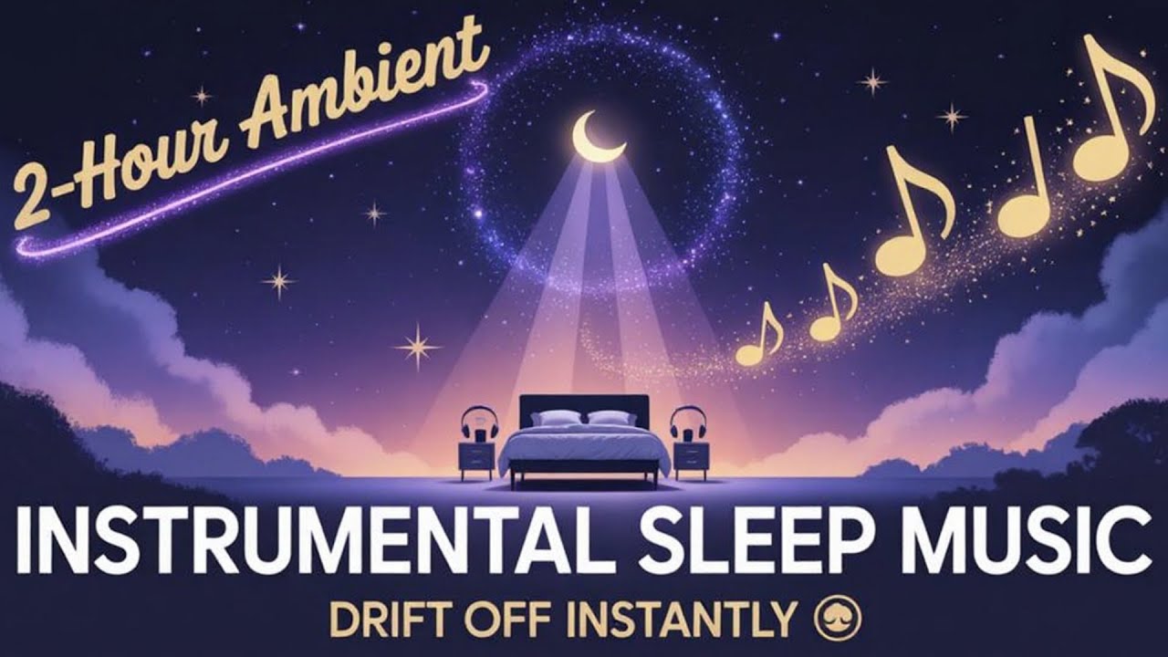 2 Hour Ambient Instrumental Sleep Meditation | Deep Sleep Music, Fall Asleep Fast & Wake Refreshed