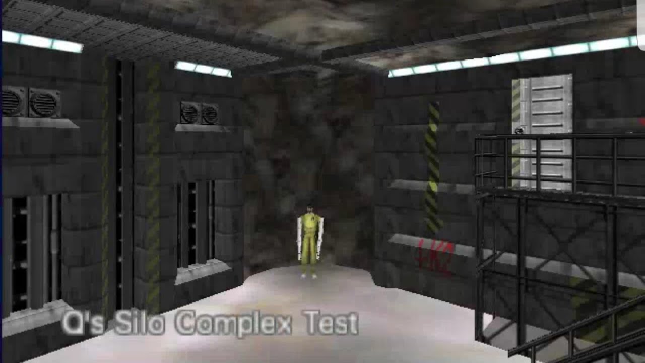 GoldenEye 007 N64 Q's Silo Complex (Custom Level) 00 Agent