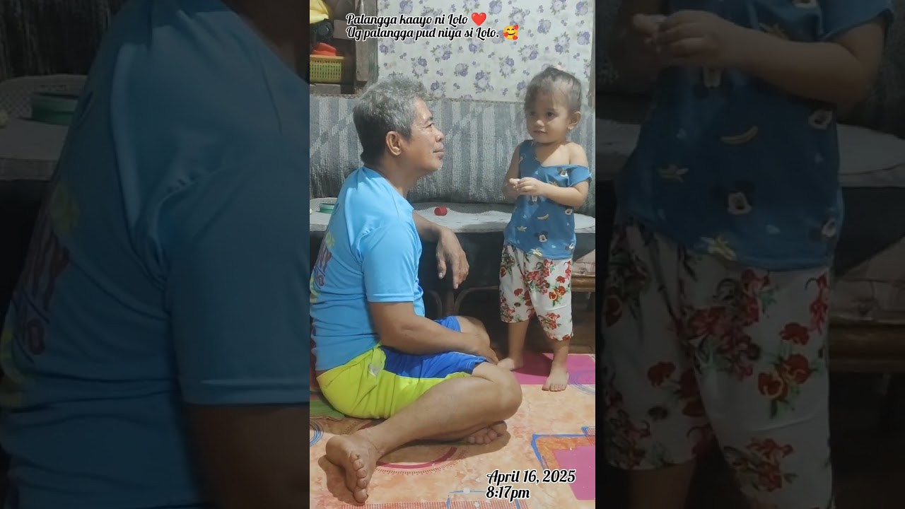 Palangga kaayo ni Lolo ❤️ Ug palangga pud niya si Lolo. 🥰