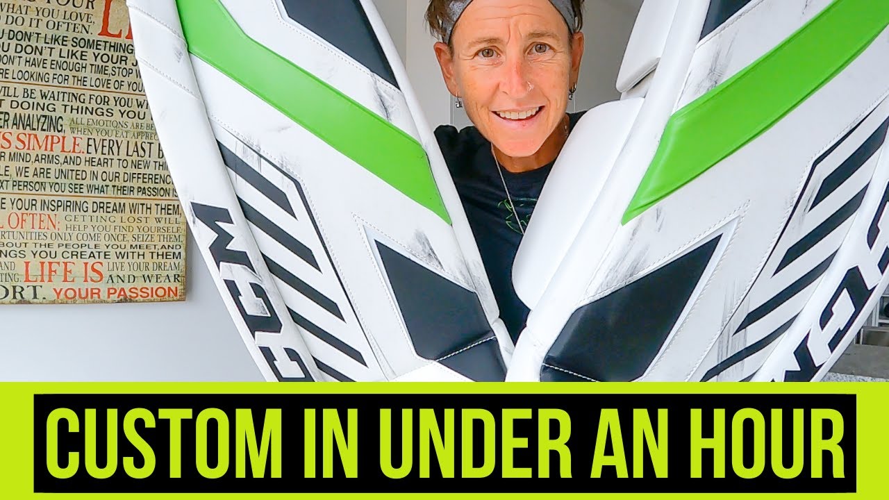 How To Customize Goalie Pads With A Wrap