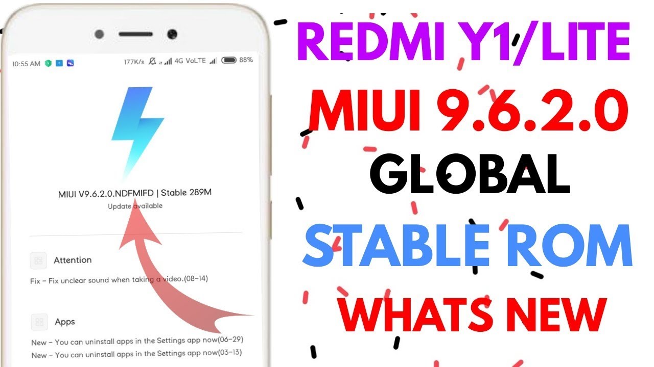 Redmi Y1/Y1 LITE MIUI 9.6.2.0 Global Stable Rom, New Features | MIUI 9.6.2.0 What's New | sk talks