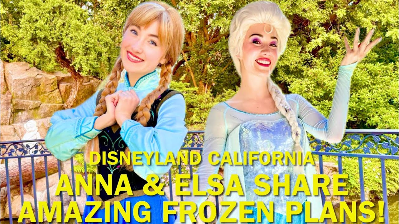 Anna and Elsa Share Their AMAZING Frozen Plans in Arendelle & Disneyland! #disney 