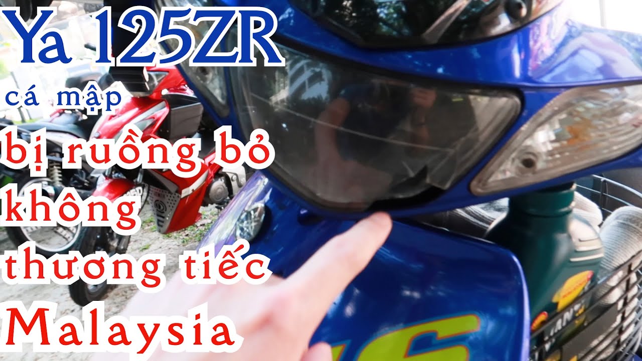 Xe máy ở Malaysia khác Việt Nam như thế nào? YaZ bị cũ nát - Vô tình gặp 2 thì Modenas Dinamik 120