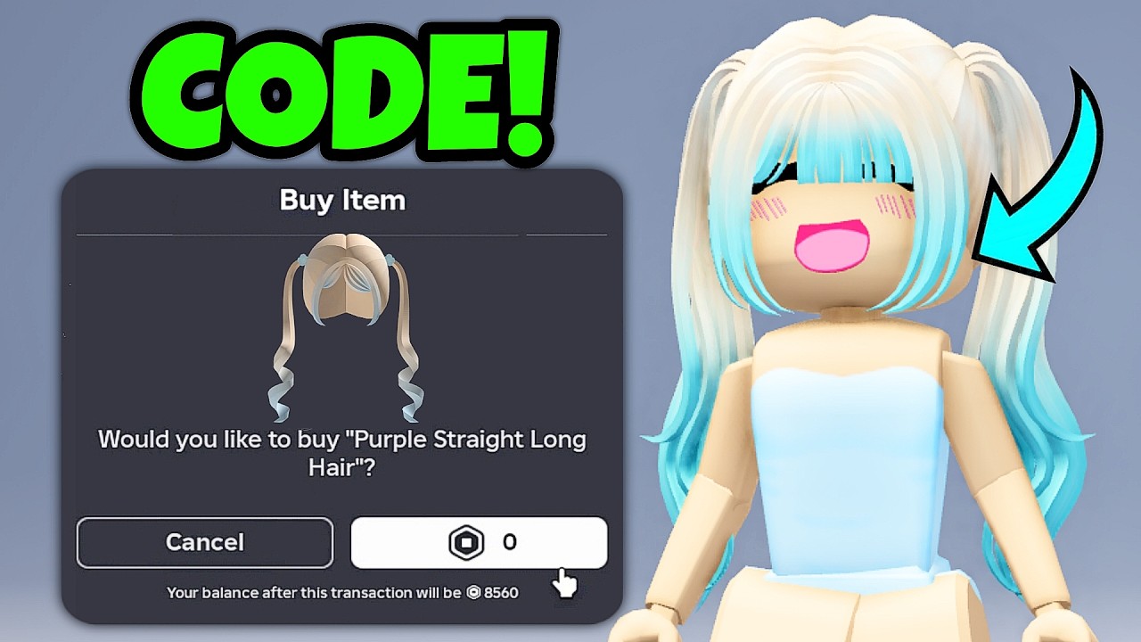 CODES THAT GIVE YOU FREE ITEMS | FREE HAIR